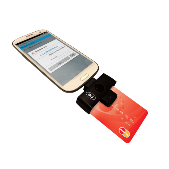 Mobilni kartični čitalec z mikro USB priključkom